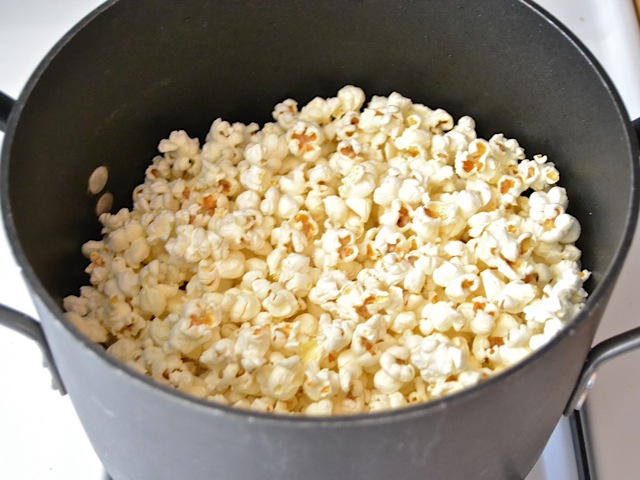 maïs soufflé en pot 