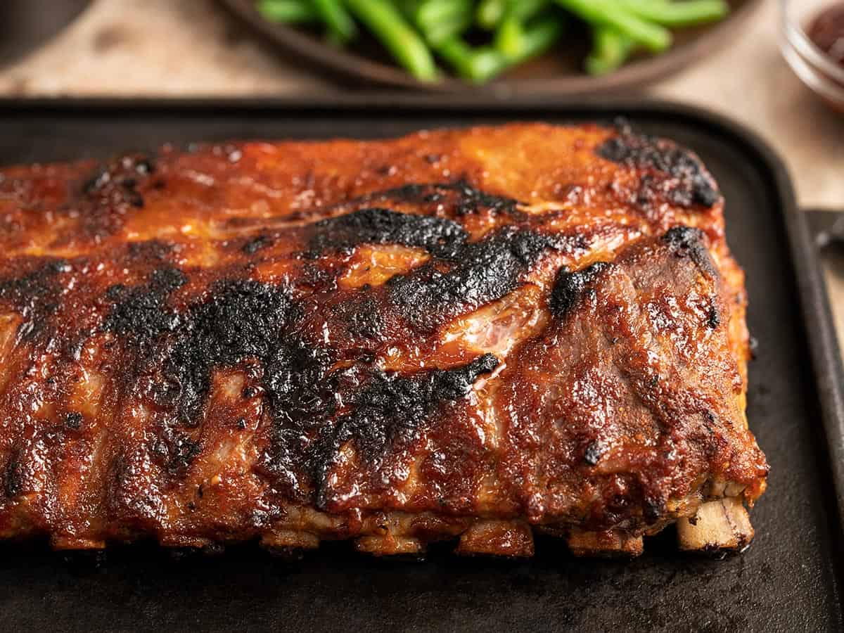 Côtes levées au barbecue