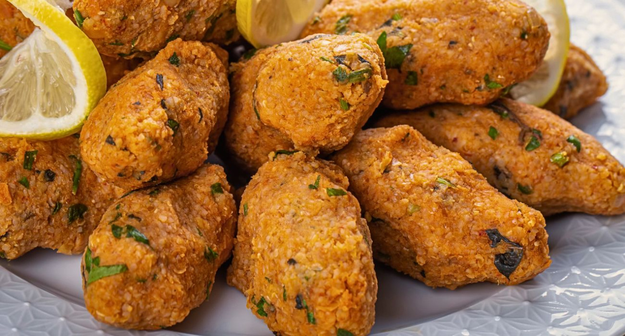 Je fais des côtelettes turques sans viande.  Pas de friture, pas de cuisson ou de cuisson