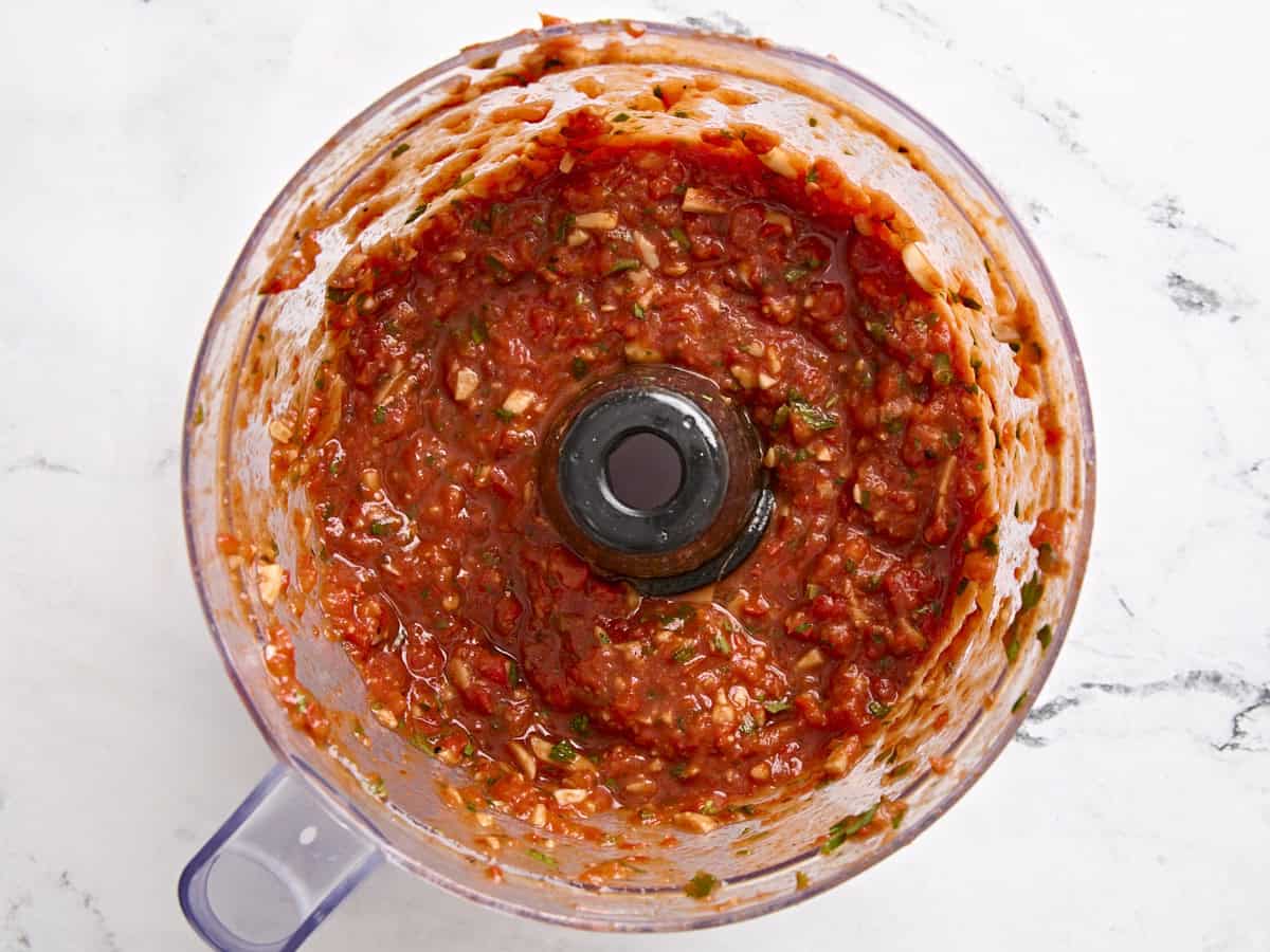 Sauce romesco au robot culinaire