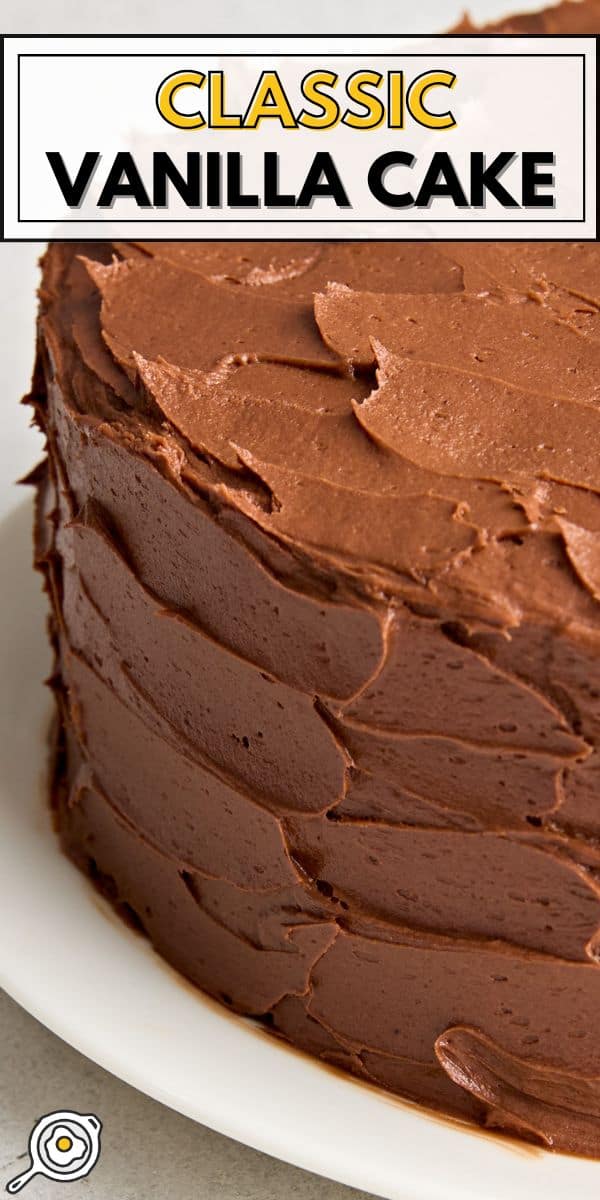 Image d'épingle à gâteau à la vanille