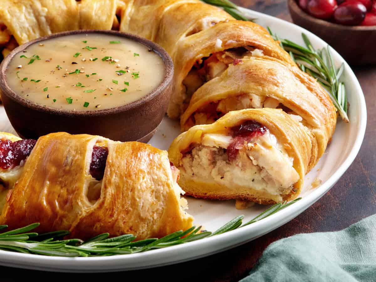 Couronne de restes de vacances