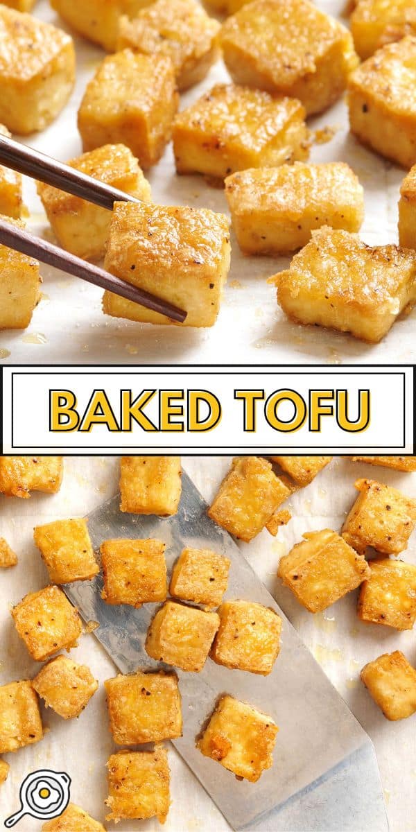 image d'épingle de tofu cuit au four