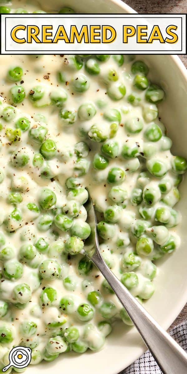 image d'épingle de pois à la crème