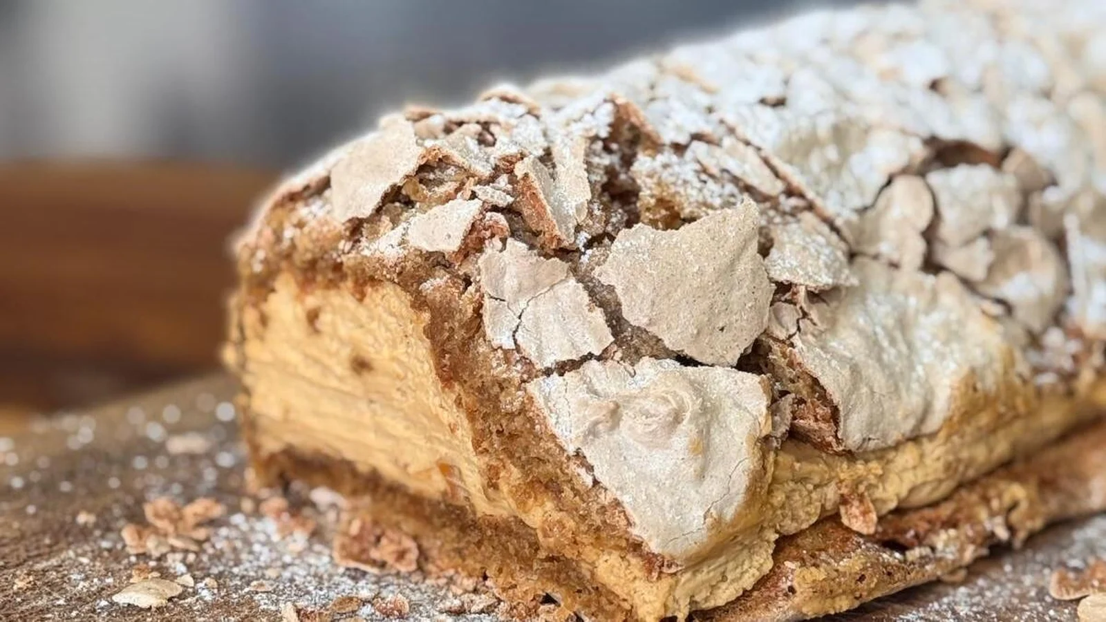 Roulade meringuée au café d'Eunice Power