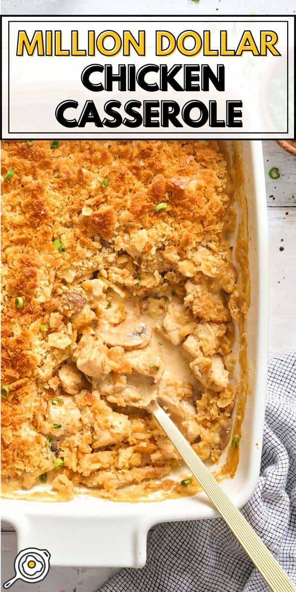 image d'épingle de casserole de poulet à un million de dollars