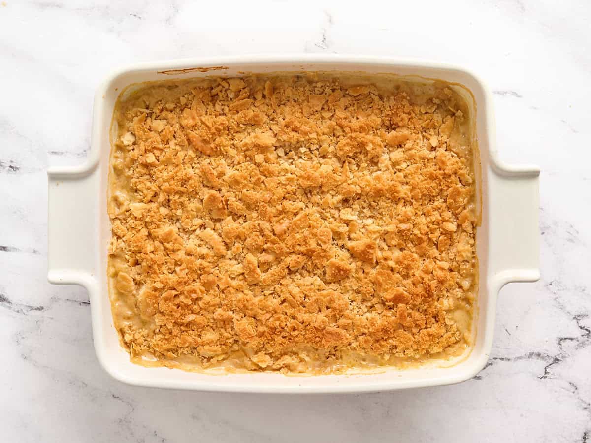 Casserole de poulet fraîchement cuite d'un million de dollars.