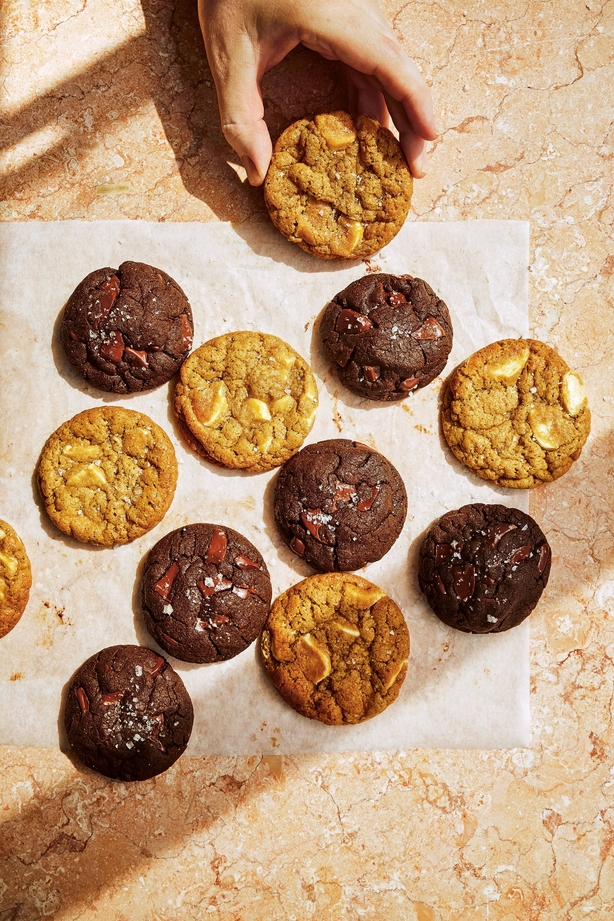 Biscuits nappés chocolat noir