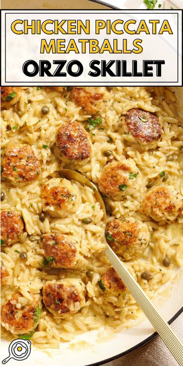 image d'épingle de boulettes de viande de poulet piccata
