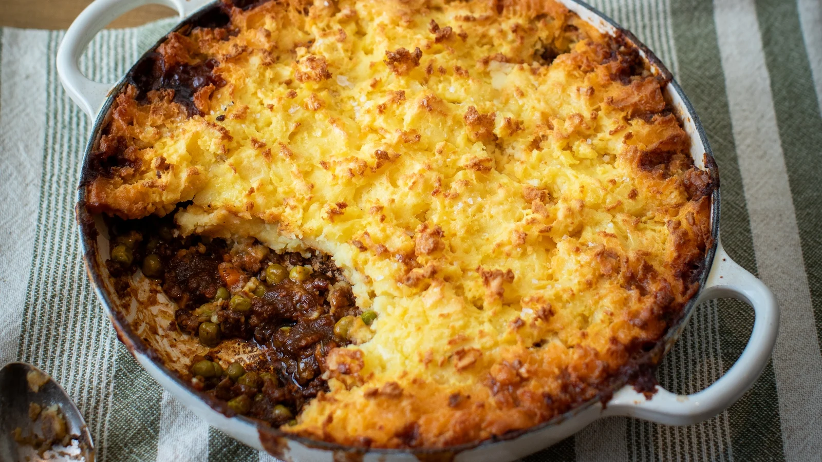 Pâté chinois de Marc avec garniture de purée de pecorino