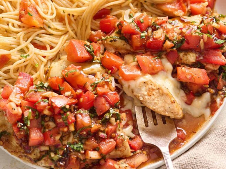 Poulet bruschetta