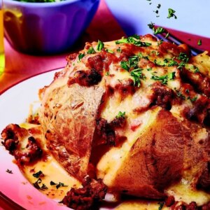 Recette de pommes de terre en veste façon lasagnes