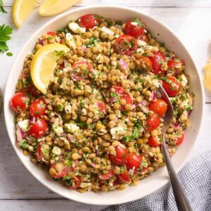 Salade de lentilles