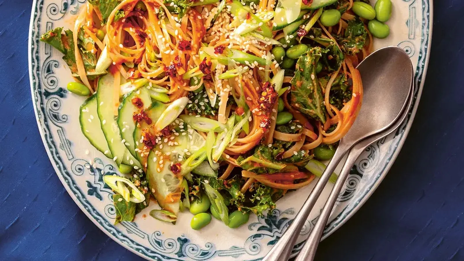 Recette de nouilles épicées au tahini et au citron vert de Richard Makin