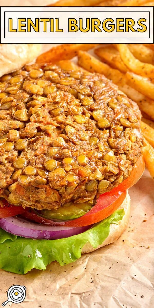 image d'épingle de hamburgers aux lentilles