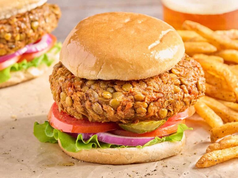 Burgers aux lentilles