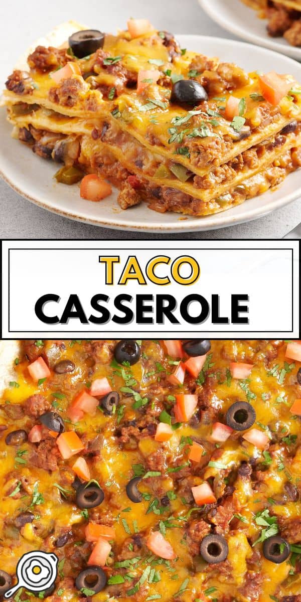 image d'épingle de casserole de tacos