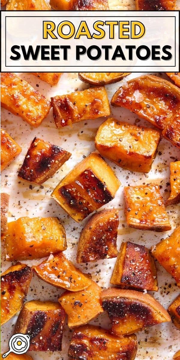 image d'épingle de patates douces rôties