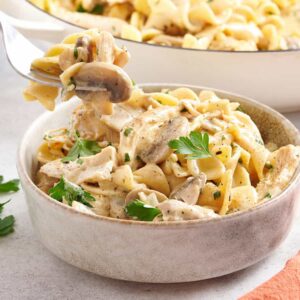 Poulet Stroganoff