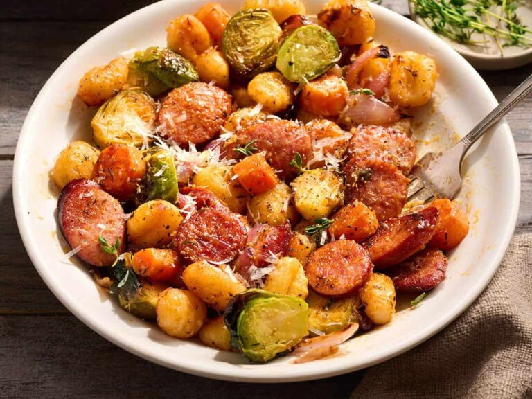 Gnocchis aux Saucisses et Légumes d'Automne