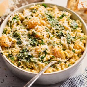 Orzo crémeux à la courge musquée
