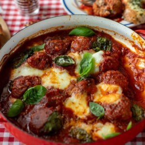 Donal's Italian Kitchen : boulettes de viande au four et pain à l'ail