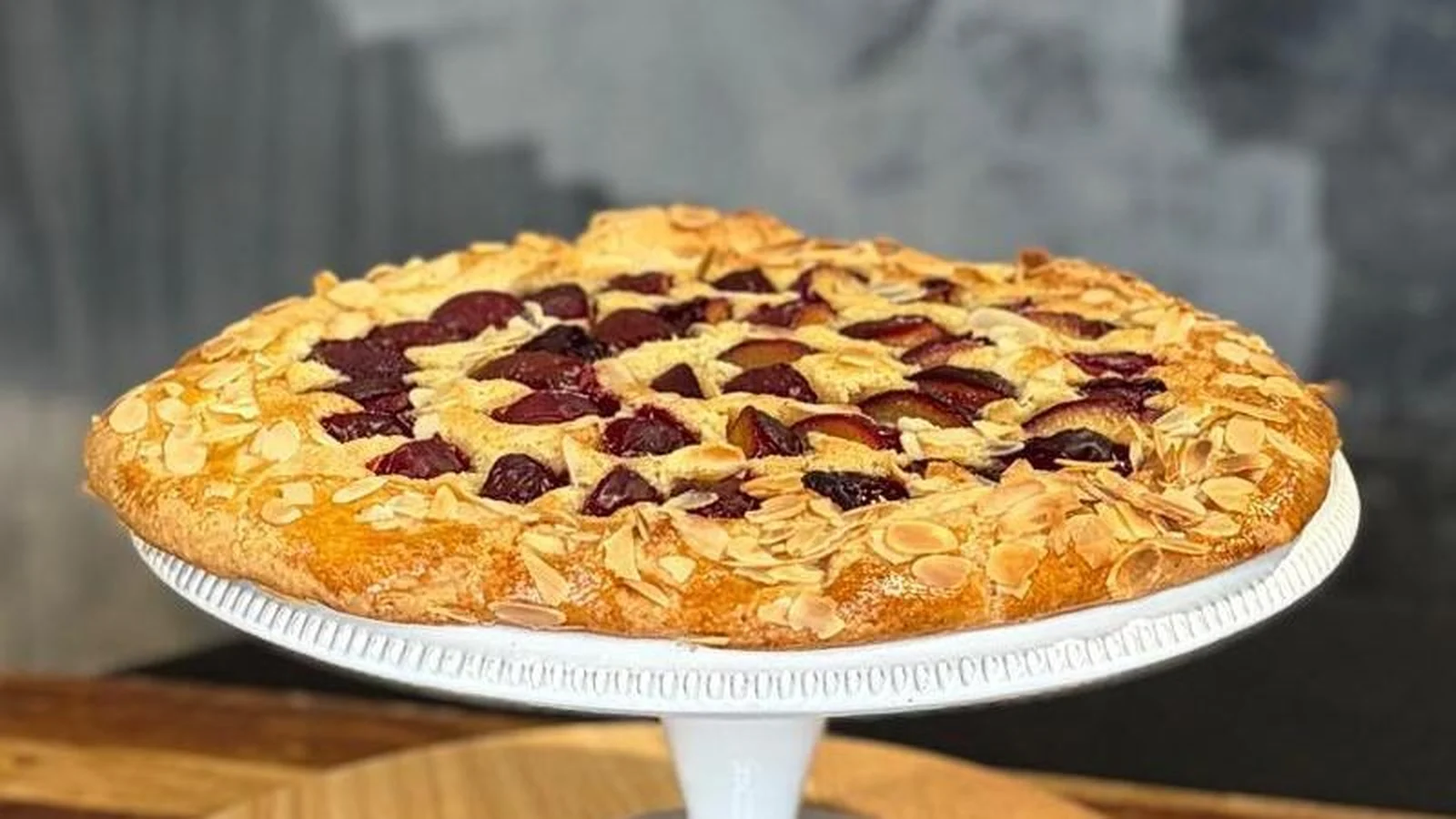 Galette aux prunes et aux amandes de Shane Smith : aujourd'hui