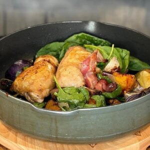Poulet au vinaigre de malt et champignons de Paul Flynn : aujourd'hui