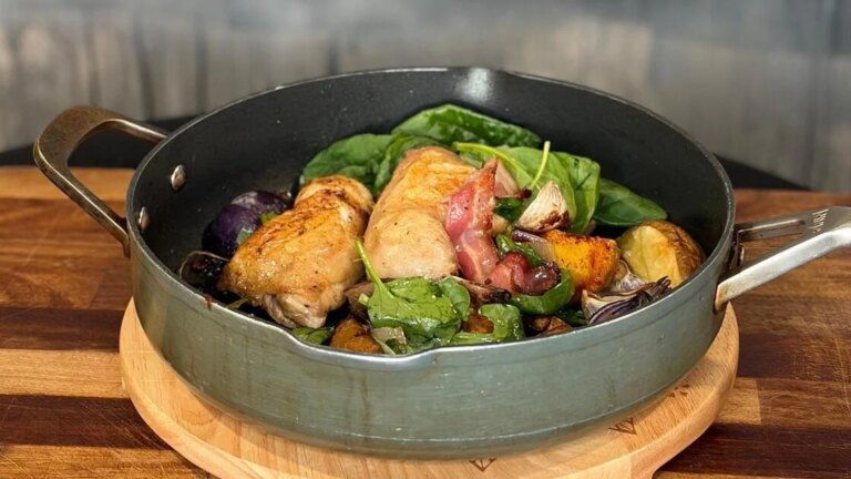 Poulet au vinaigre de malt et champignons de Paul Flynn : aujourd'hui