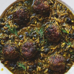 Boulettes de poulet aux épinards de Yotam Ottolenghi