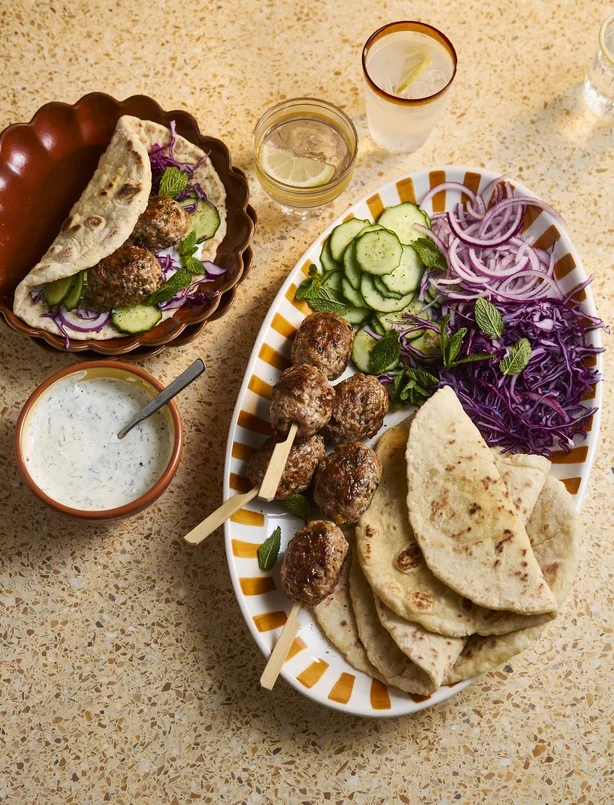 Brochettes de kofta d'agneau