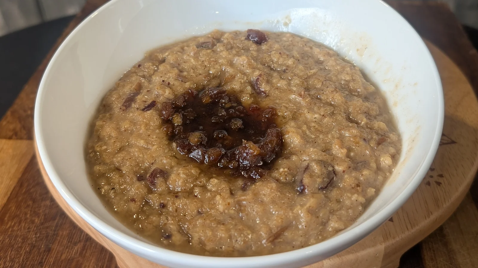 Porridge au caramel gluant d'Eunice Power : aujourd'hui