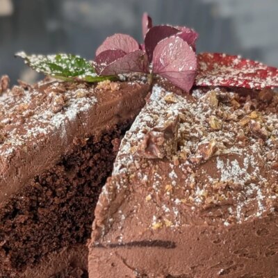 Gâteau au chocolat et au yaourt à la grecque d'Eunice Power