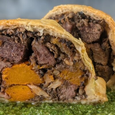 Pithivier de bœuf, champignons et thym de Mags Roche : Aujourd'hui