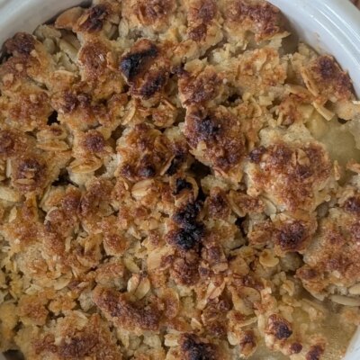 Le crumble aux pommes réconfortant de Sarah Butler