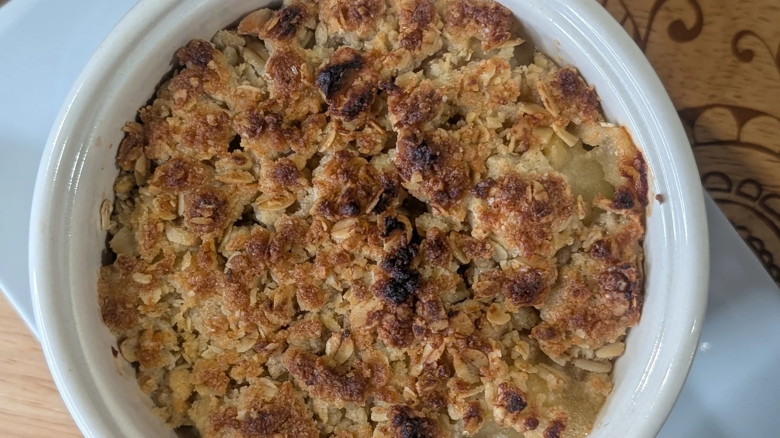 Le crumble aux pommes réconfortant de Sarah Butler