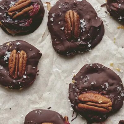 Recettes de bouchées au chocolat et aux pacanes de Tim Spector