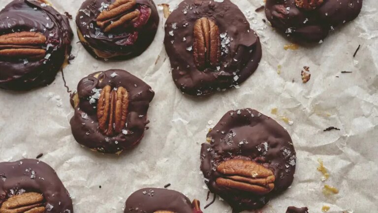 Recettes de bouchées au chocolat et aux pacanes de Tim Spector