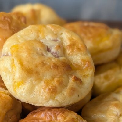 Muffins salés au fromage et au jambon de Samantha Forrest : aujourd'hui