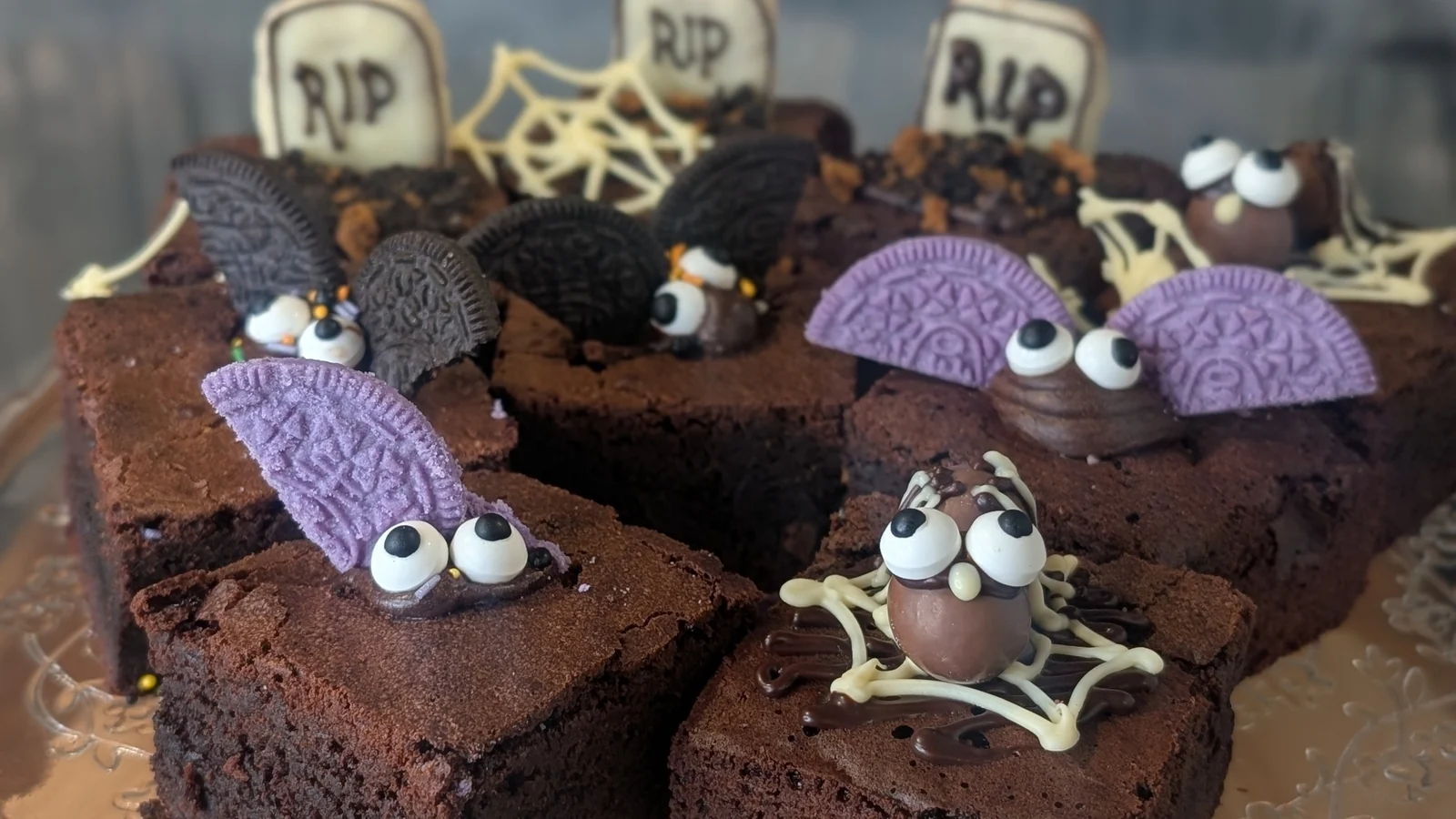 Les brownies chauve-souris d'Halloween de Mags Roche : Aujourd'hui
