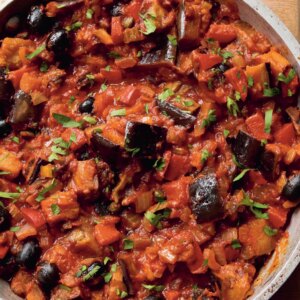 Caponata d'aubergines de Mary Berry