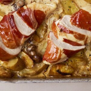 Tartiflette au poulet de Mary Berry